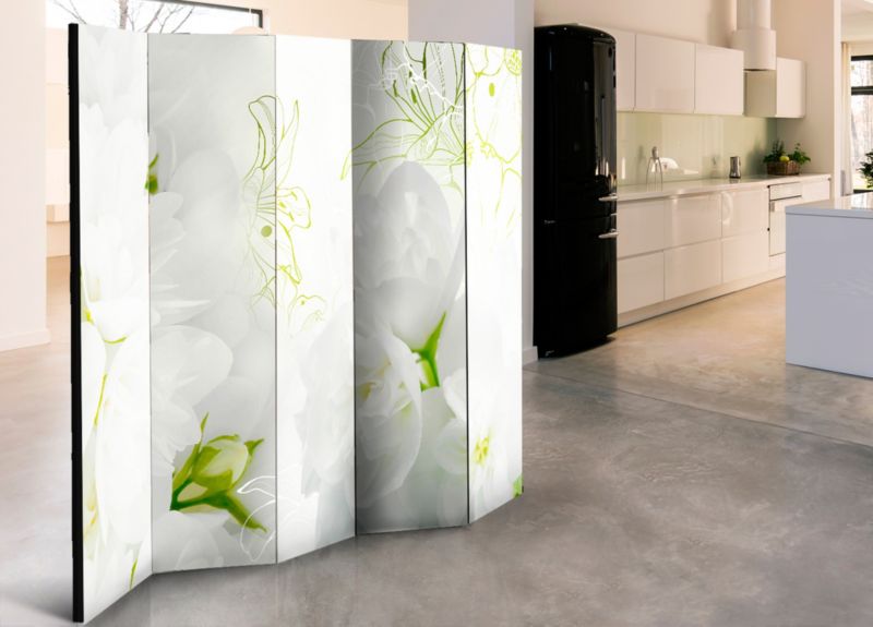 Parawan dwustronny Artgeist Kwiaty 225x172 cm Kwiaty 1 szt
