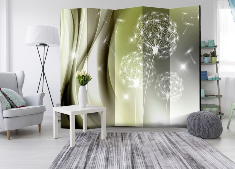 Parawan dwustronny Artgeist Kwiaty 225x172 cm Kwiaty 1 szt