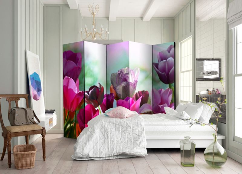 Parawan dwustronny Artgeist Kwiaty 225x172 cm Kwiaty 1 szt