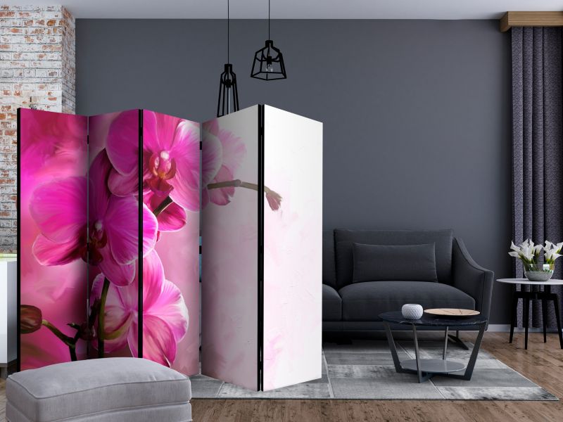 Parawan dwustronny Artgeist Kwiaty 225x172 cm Kwiaty 1 szt