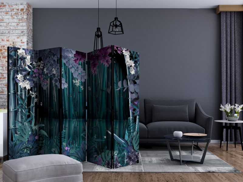 Parawan dwustronny Artgeist Kwiaty 225x172 cm Kwiaty 1 szt