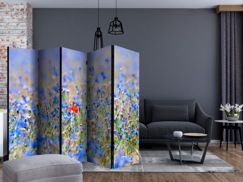 Parawan dwustronny Artgeist Kwiaty 225x172 cm Kwiaty 1 szt