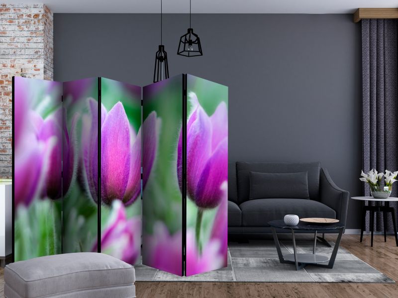 Parawan dwustronny Artgeist Kwiaty 225x172 cm Kwiaty 1 szt