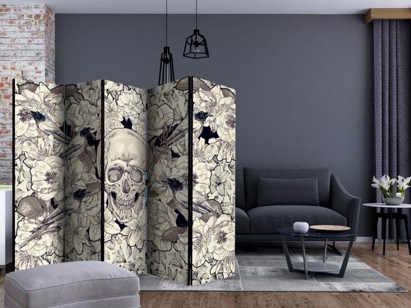 Parawan dwustronny Artgeist Kwiaty 225x172 cm Kwiaty 1 szt