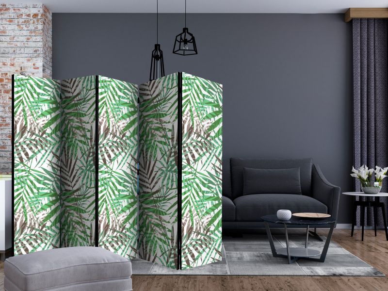 Parawan dwustronny Artgeist Liście 225x172 cm Liście 1 szt