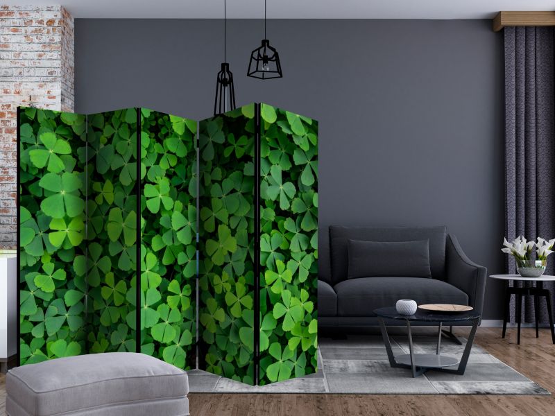 Parawan dwustronny Artgeist Liście 225x172 cm Liście 1 szt