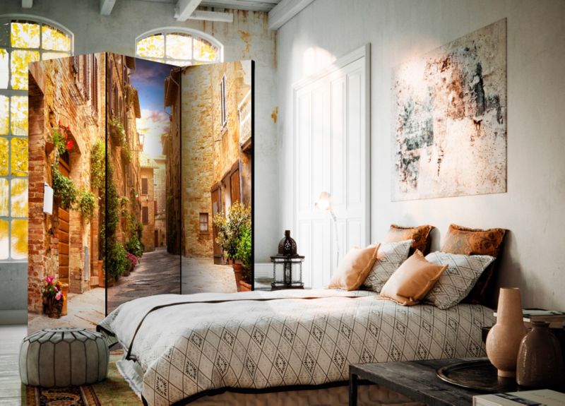 Parawan dwustronny Artgeist Miasta 135x172 cm Miasta 1 szt