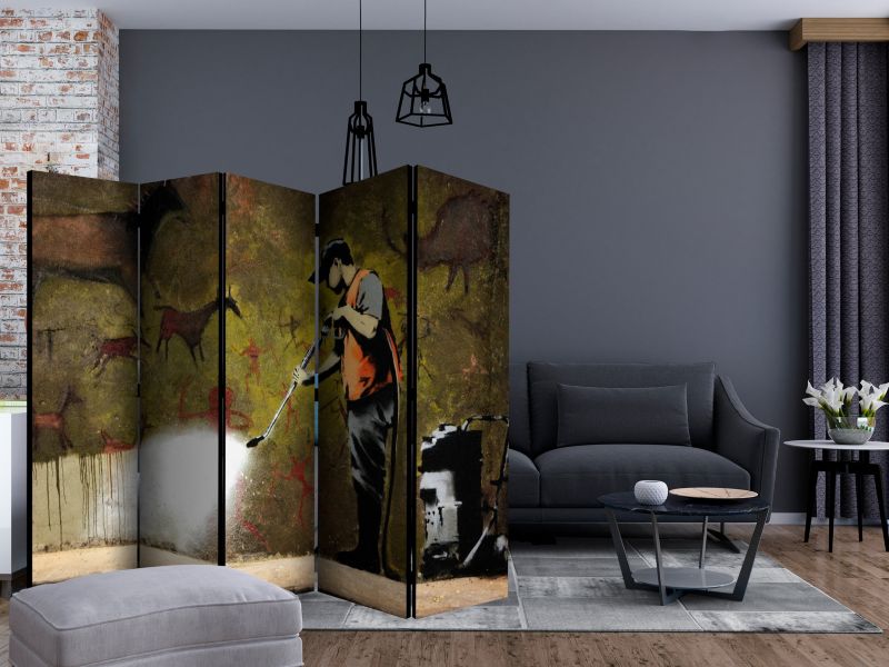 Parawan dwustronny Artgeist Street art 225x172 cm Street art 1 szt