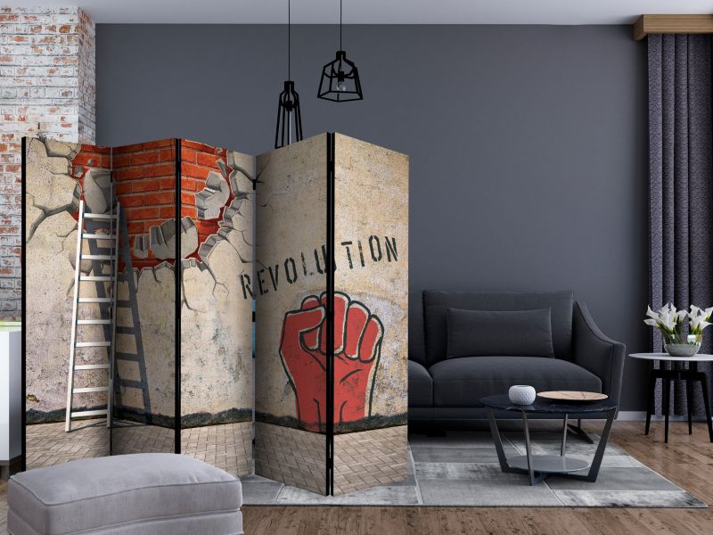 Parawan dwustronny Artgeist Street art 225x172 cm Street art 1 szt
