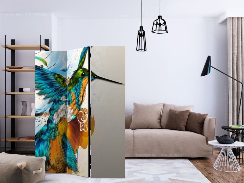 Parawan dwustronny Artgeist Zwierzęta 135x172 cm Zwierzęta 1 szt