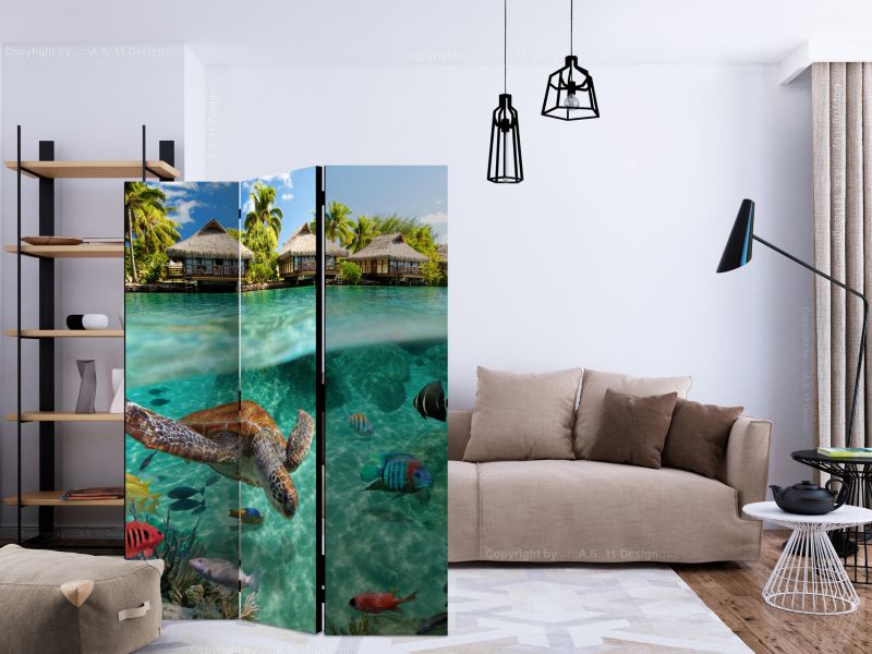 Parawan dwustronny Artgeist Zwierzęta 135x172 cm Zwierzęta 1 szt