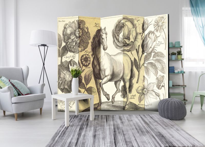 Parawan dwustronny Artgeist Zwierzęta 225x172 cm Zwierzęta 1 szt