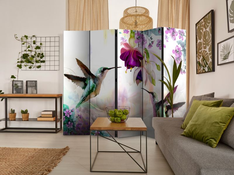 Parawan dwustronny Artgeist Zwierzęta 225x172 cm Zwierzęta 1 szt