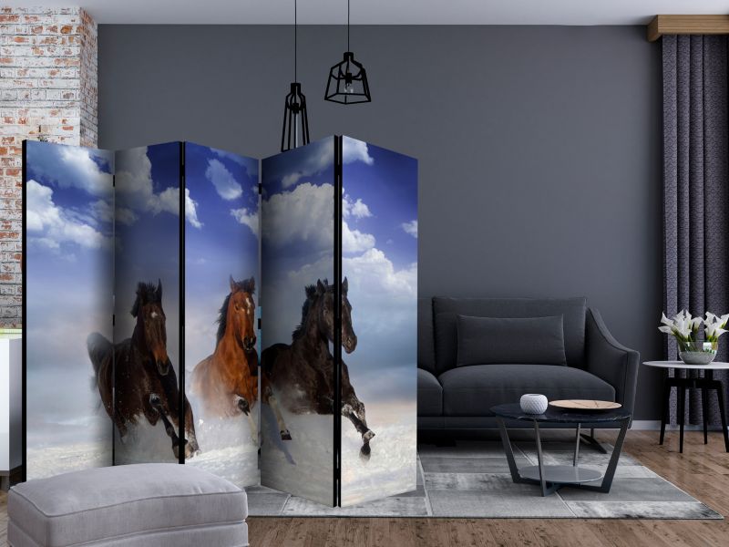 Parawan dwustronny Artgeist Zwierzęta 225x172 cm Zwierzęta 1 szt
