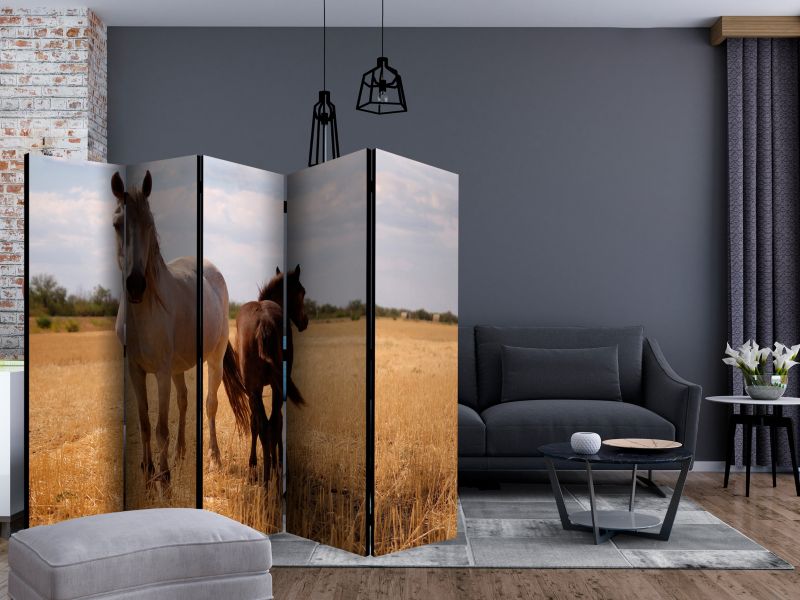Parawan dwustronny Artgeist Zwierzęta 225x172 cm Zwierzęta 1 szt