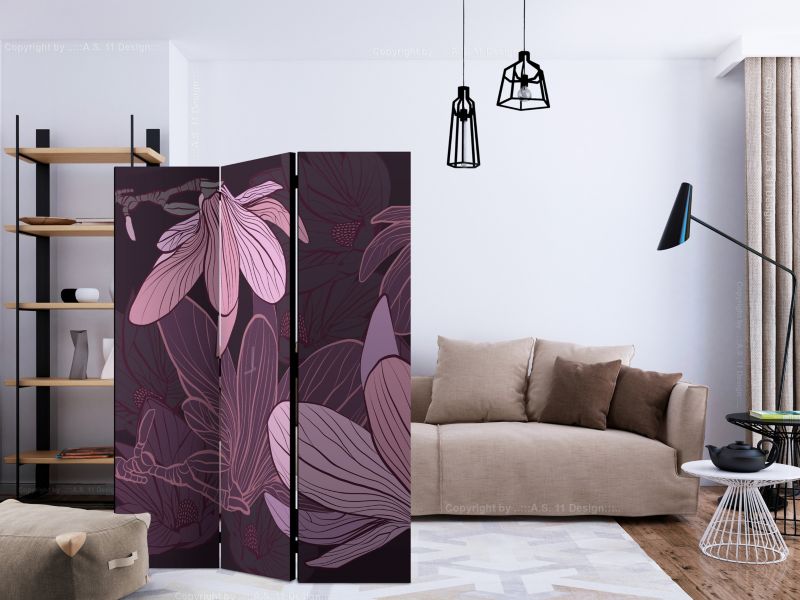 Parawan jednostronny Artgeist Kwiaty 135x172 cm Kwiaty 1 szt
