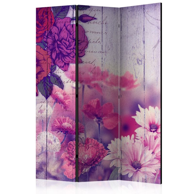 Parawan jednostronny Artgeist Kwiaty 135x172 cm Kwiaty 1 szt