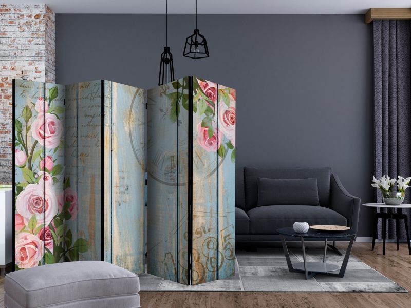 Parawan jednostronny Artgeist Kwiaty 225x172 cm Kwiaty 1 szt