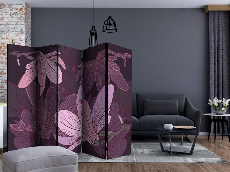 Parawan jednostronny Artgeist Kwiaty 225x172 cm Kwiaty 1 szt