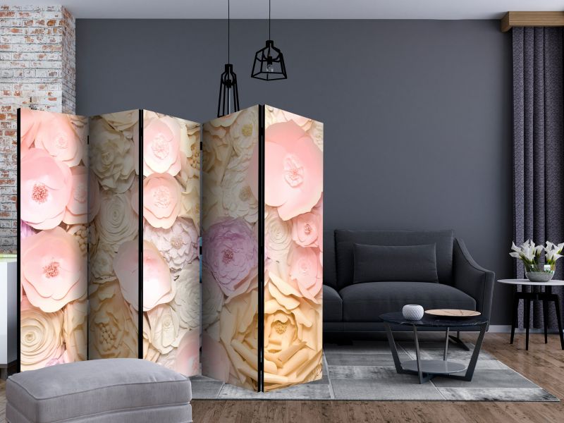 Parawan jednostronny Artgeist Kwiaty 225x172 cm Kwiaty 1 szt