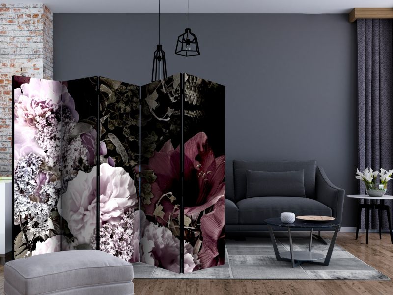 Parawan jednostronny Artgeist Kwiaty 225x172 cm Kwiaty 1 szt