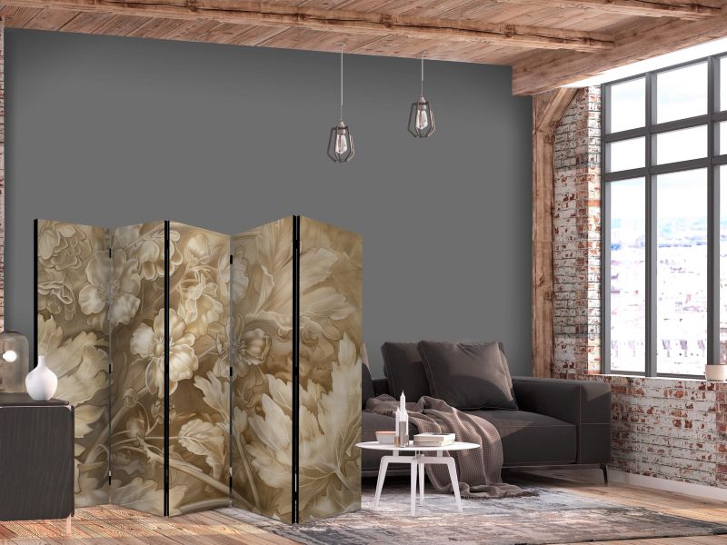 Parawan jednostronny Artgeist Kwiaty 225x172 cm Kwiaty 1 szt