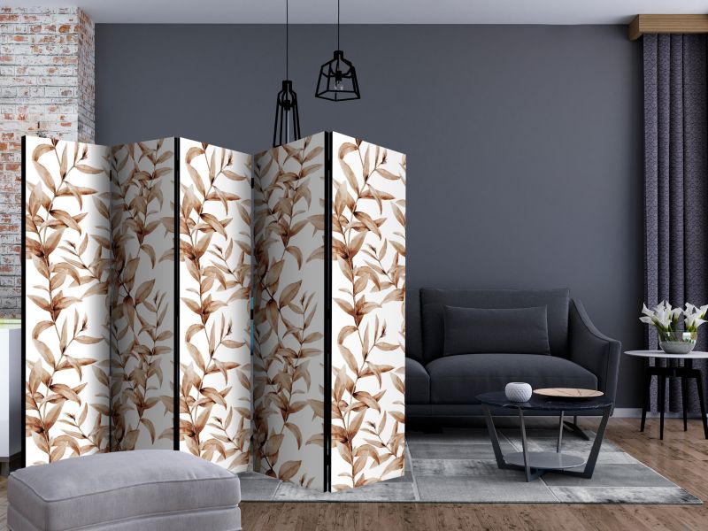 Parawan jednostronny Artgeist Liście 225x172 cm Liście 1 szt