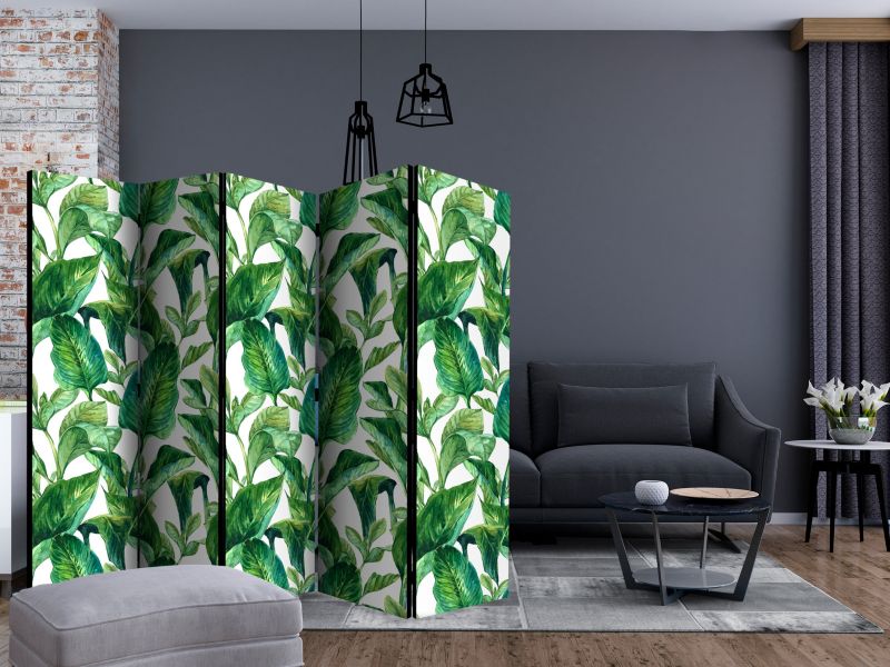 Parawan jednostronny Artgeist Liście 225x172 cm Liście 1 szt