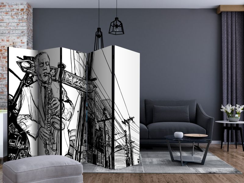 Parawan jednostronny Artgeist Ludzie 225x172 cm Ludzie 1 szt