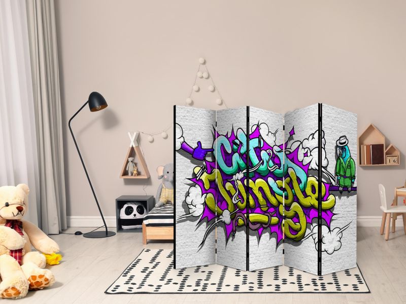 Parawan jednostronny Artgeist Street art 225x172 cm Street art 1 szt