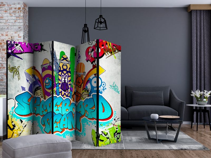 Parawan jednostronny Artgeist Street art 225x172 cm Street art 1 szt