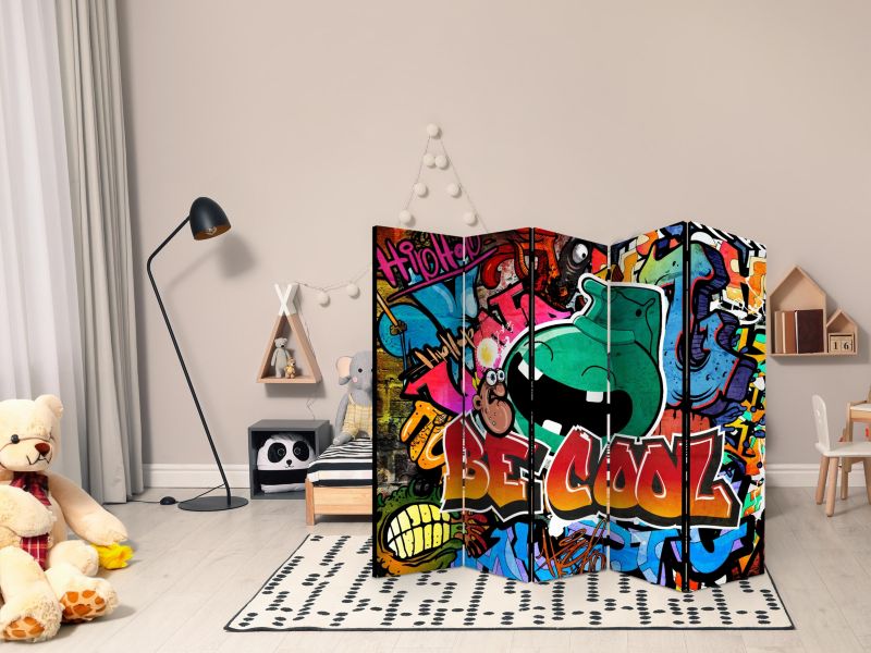 Parawan jednostronny Artgeist Street art 225x172 cm Street art 1 szt