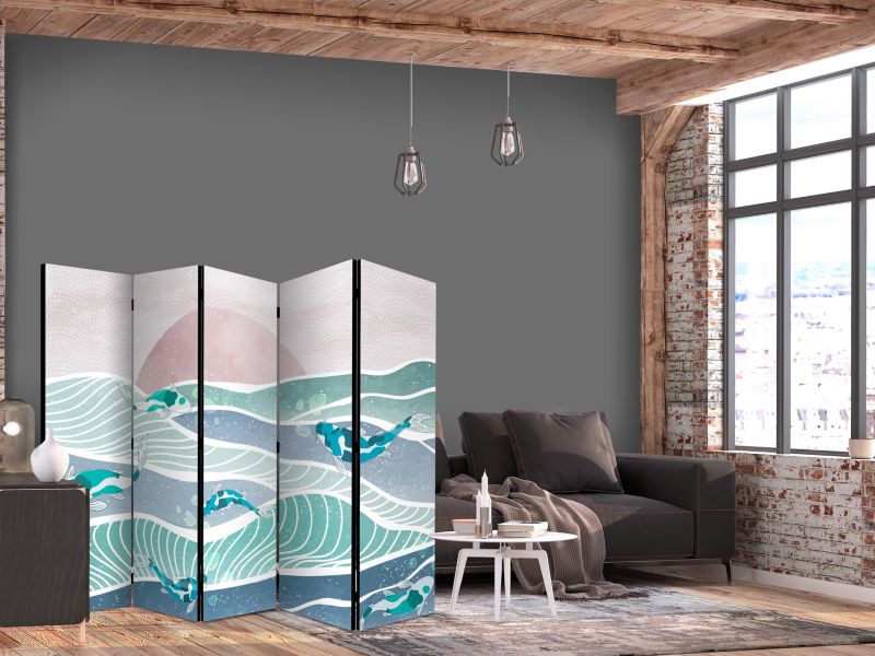 Parawan jednostronny Artgeist Zwierzęta 225x172 cm Zwierzęta 1 szt