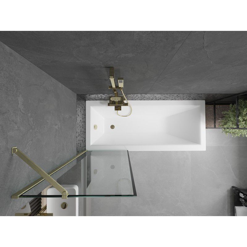 Parawan nawannowy 1-skrzydłowy Mexen Next czarny wzór 60x150 cm  895-060-000-00-70-55 1 szt.
