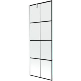 Parawan nawannowy 1-skrzydłowy Mexen Next czarny wzór 70 x 150 cm 1 szt.