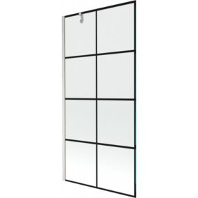 Parawan nawannowy 1-skrzydłowy Mexen Next czarny wzór 90x150 cm 1 szt.