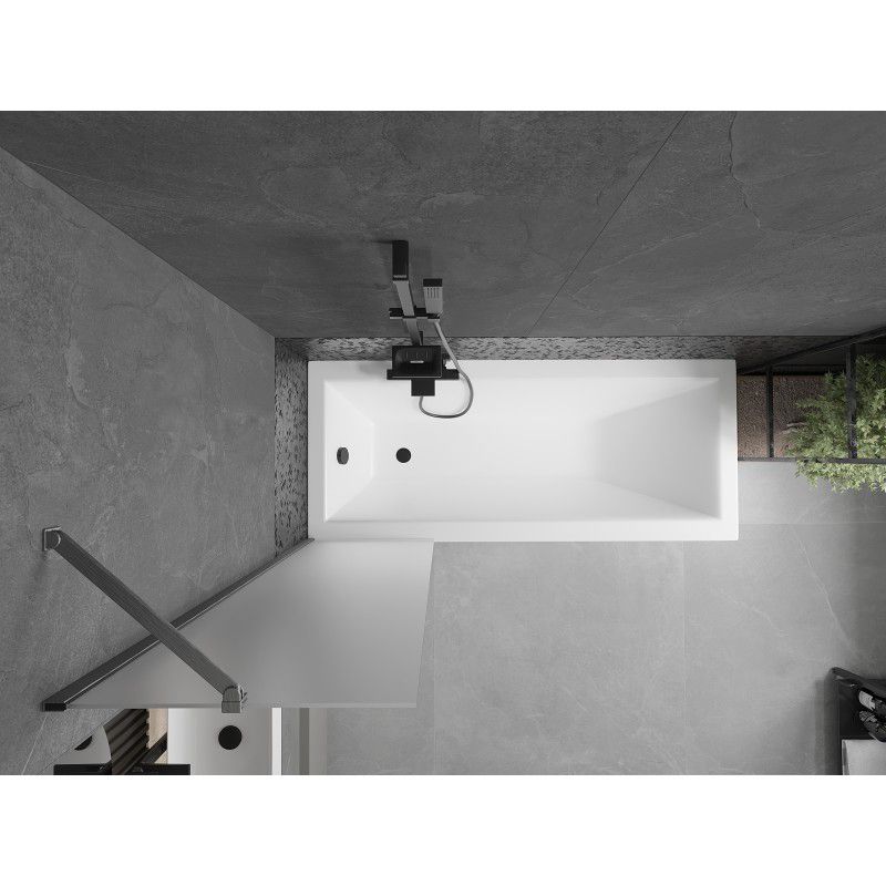 Parawan nawannowy 1-skrzydłowy Mexen Next gun gray 50x150 cm 1 szt.