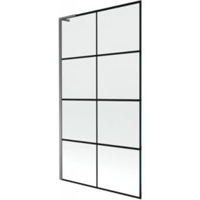Parawan nawannowy 1-skrzydłowy Mexen Next L czarny wzór 100 x 150 cm 1 szt.