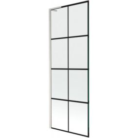 Parawan nawannowy 1-skrzydłowy Mexen Next L czarny wzór 70x150 cm 1 szt.