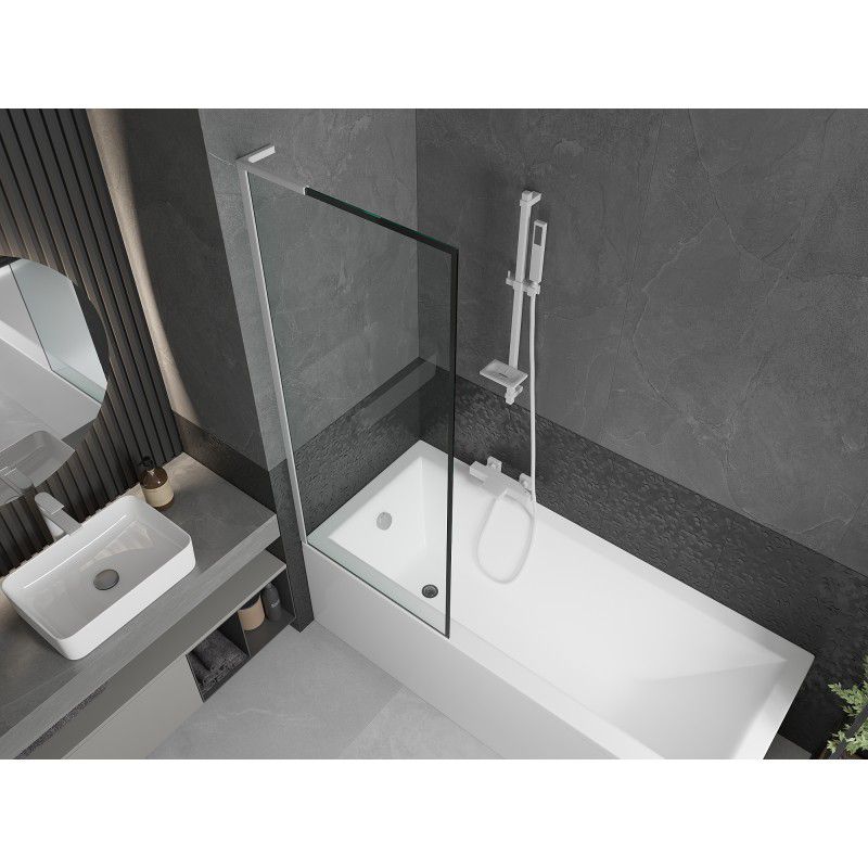 Parawan nawannowy 1-skrzydłowy Mexen Next L czarny wzór 70x150 cm  895-070-000-03-70-20 1 szt.