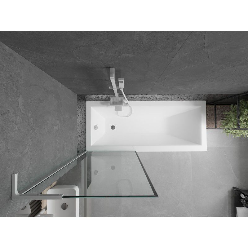 Parawan nawannowy 1-skrzydłowy Mexen Next L czarny wzór 70x150 cm  895-070-000-03-70-20 1 szt.