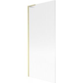 Parawan nawannowy 1-skrzydłowy Mexen Next L złoty szczotkowany 80 x 150 cm 1 szt.