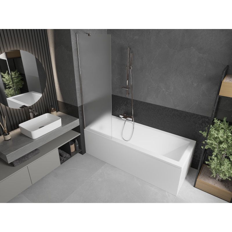 Parawan nawannowy 1-skrzydłowy Mexen Next szron chrom 60x150 cm 1 szt.