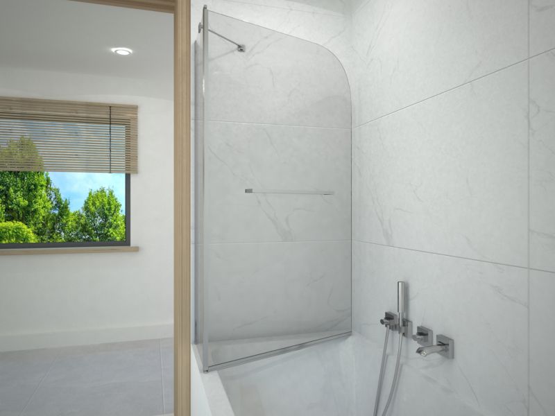 Parawan nawannowy 140x80 składany TAXUS SEVANTE chrom 1 szt.
