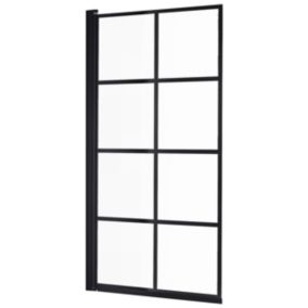 Parawan nawannowy 140x80 składany THIRA SEVANTE czarny 1 szt.