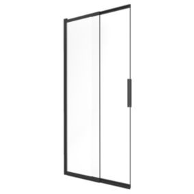 Parawan nawannowy 150x80 dwuczęściowy przesuwny MITIS SEVANTE czarny 1 szt.