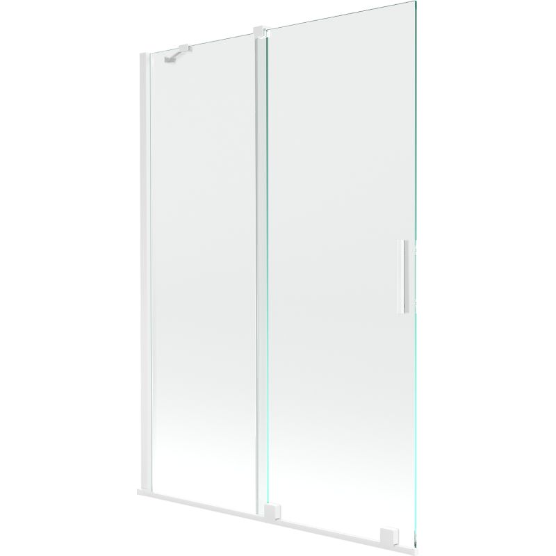 Parawan nawannowy 2-skrzydłowy Mexen Velar biały 120x150 cm 1 szt.