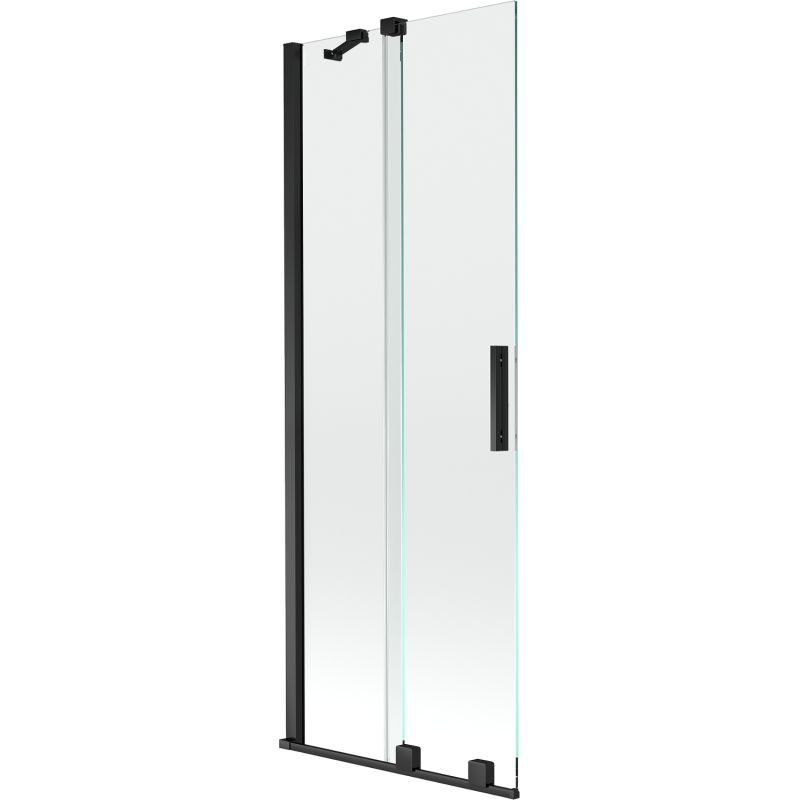Parawan nawannowy 2-skrzydłowy Mexen Velar czarny 75 x 150 cm 1 szt.