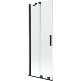 Parawan nawannowy 2-skrzydłowy Mexen Velar czarny 75 x 150 cm 1 szt.