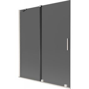 Parawan nawannowy 2-skrzydłowy Mexen Velar grafit 140x150 cm 1 szt.